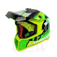 Мотошолом MT Falcon MX802 A3 Fluo Yellow/Green M